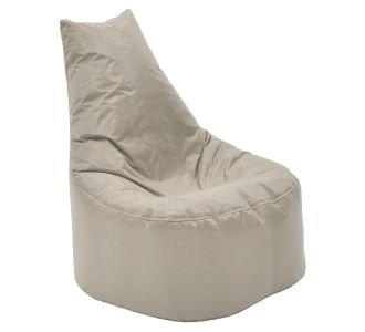 Πουφ πολυθρόνα Norm PRO pakoworld 100% αδιάβροχο μπεζ |  Πουφ στο espiti