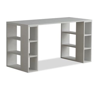 Γραφείο Colmar pakoworld χρώμα λευκό 140x60x75εκ |  Γραφεία στο espiti