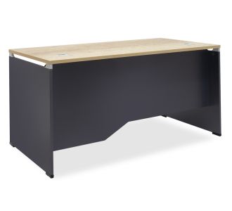 Γραφείο εργασίας επαγγελματικό Lotus pakoworld φυσικό-ανθρακί 150x80x75εκ |  Γραφεία στο espiti