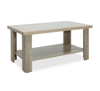Τραπέζι σαλονιού RIANO pakoworld χρώμα sonoma 89,5x49,5x42,5εκ |  Τραπεζάκια σαλονιού στο espiti
