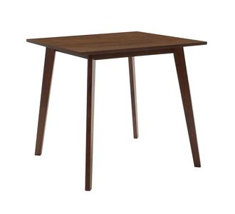 Τραπέζι Benson pakoworld MDF σε καρυδί απόχρωση 80x80x75εκ |  Τραπέζια στο espiti