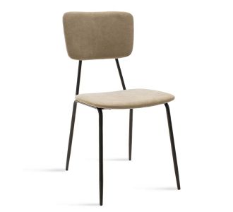 Καρέκλα Tania pakoworld ύφασμα μπεζ antique-μαύρο πόδι |  Καρέκλες στο espiti
