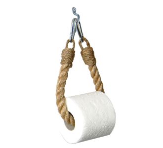 Κρεμάστρα - χαρτοθήκη τοίχου PWF-0226 pakoworld μεταλλική με σχοινί 12x3x38εκ |  Αξεσουάρ Μπάνιου - διάφορα στο espiti