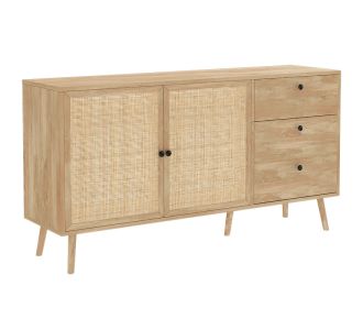 Μπουφές Oslo pakoworld sonoma 150x39x79εκ |  Μπουφέδες στο espiti