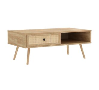 Τραπέζι σαλονιού Oslo pakoworld sonoma 110x59x41,5εκ |  Τραπεζάκια σαλονιού στο espiti