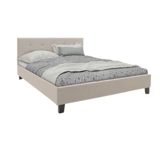 Κρεβάτι Mago pakoworld ύφασμα εκρού 150x200εκ |  Κρεβάτια στο espiti