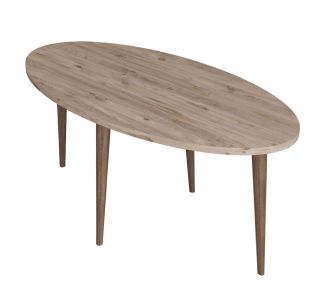 Τραπέζι σαλονιού Barton pakoworld sonoma-καφέ 90x45x40εκ |  Τραπεζάκια σαλονιού στο espiti