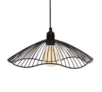 Φωτιστικό οροφής μονόφωτο Galt pakoworld Ε27 μαύρο Φ34x15.5εκ |  Οροφής στο espiti