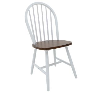 Καρέκλα Adalyn pakoworld ξύλο καρυδί-λευκό πόδι |  Καρέκλες στο espiti