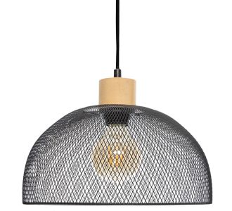 Φωτιστικό οροφής μονόφωτο Sam pakoworld Ε27 μαύρο Φ30x22,5εκ |  Οροφής στο espiti