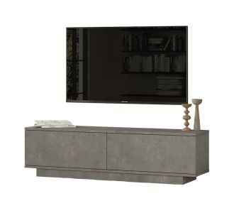 Έπιπλο τηλεόρασης Zoeva pakoworld γκρι cemento 140x35,5x38εκ |  Έπιπλα τηλεόρασης στο espiti