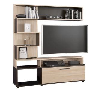 Σύνθετο σαλονιού Jasper pakoworld wenge-φυσικό 151.5x37.5x169.5εκ |  Σετ Προσφοράς στο espiti
