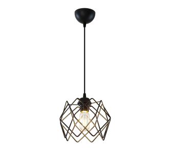 Φωτιστικό οροφής μονόφωτο PWL-1021 pakoworld Ε27 μαύρο Φ23.5x16εκ |  Οροφής στο espiti