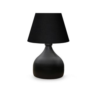 Επιτραπέζιο φωτιστικό PWL-1068 pakoworld Ε27 μαύρο Φ22x32εκ |  Επιτραπέζια στο espiti