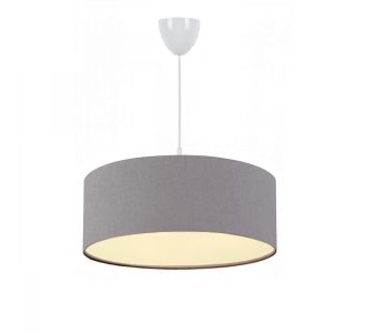 Φωτιστικό οροφής μονόφωτο PWL-1091 pakoworld Ε27 γκρι Φ38x21εκ |  Οροφής στο espiti