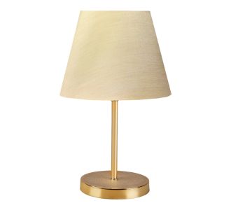 Επιτραπέζιο φωτιστικό PWL-1074 pakoworld Ε27 μπεζ-χρυσό Φ22x37εκ |  Επιτραπέζια στο espiti