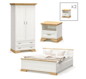 Φοιτητικό πακέτο επίπλων υπνοδωματίου Dreams 1 pakoworld σετ 4 τμχ |  Φοιτητικα Πακετα στο espiti