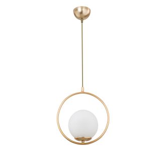 Φωτιστικό οροφής μονόφωτο PWL-1193 pakoworld Ε27 χρυσό Φ26x30εκ |  Οροφής στο espiti