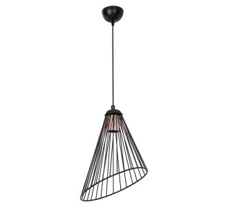 Φωτιστικό οροφής μονόφωτο PWL-1192 pakoworld Ε27 μαύρο μέταλλο Φ24x83εκ |  Οροφής στο espiti