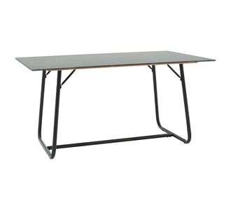 Τραπέζι Revello pakoworld sintered stone μαύρο μαρμάρου-μαύρο 150x90x75εκ |  Τραπέζια στο espiti
