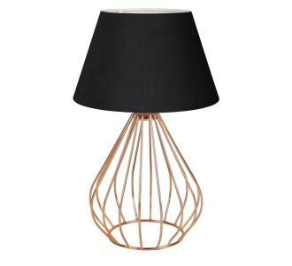 Επιτραπέζιο φωτιστικό PWL-1150 pakoworld Ε27 μαύρο-χρυσό Φ22x37εκ |  Επιτραπέζια στο espiti