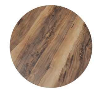 Επιφάνεια τραπεζιού Noble pakoworld HPL καρυδί Φ69εκ πάχους 12mm |  Τραπέζια κήπου στο espiti