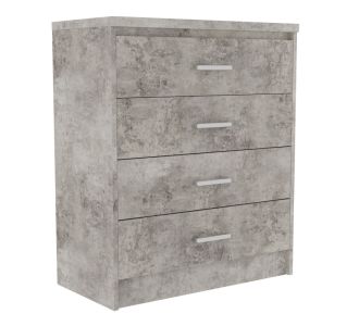 Συρταριέρα OLYMPUS pakoworld με 4 συρτάρια χρώμα antique ανθρακί 80x40x95εκ |  Συρταριέρες -Κονσόλες στο espiti