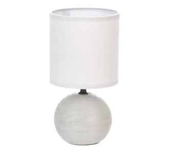 Επιτραπέζιο φωτιστικό PWL-1210 pakoworld Ε14 60W κεραμικό γκρι Φ13x25εκ |  Επιτραπέζια στο espiti