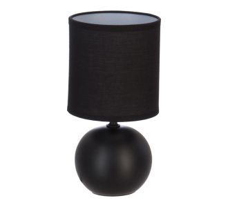 Επιτραπέζιο φωτιστικό PWL-1210 pakoworld Ε14 60W κεραμικό μαύρο Φ13x25εκ |  Επιτραπέζια στο espiti