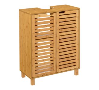 Πάγκος-ντουλάπι μπάνιου Sicela pakoworld χρώμα φυσικό 60x28x80εκ |  Στήλες Μπάνιου στο espiti