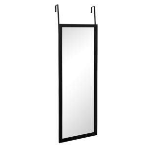 Καθρέπτης πόρτας PWD-0111 pakoworld polyresin-μαύρο 34x1.7x94εκ |  Καθρέπτες στο espiti