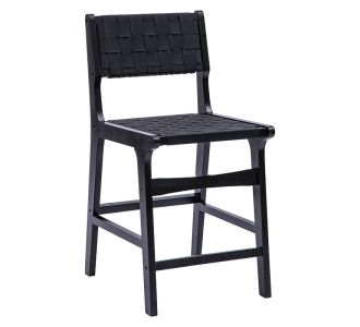 Σκαμπό μπαρ Ridley pakoworld ξύλο-pu μαύρο |  Σκαμπώ μπαρ στο espiti