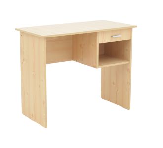 Γραφείο εργασίας με συρτάρι Michael pakoworld φυσικό 88x45x72εκ |  Γραφεία στο espiti