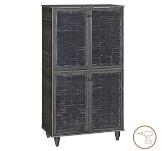 Παπουτσοθήκη-ντουλάπι Ronan pakoworld χρώμα wenge 70.5x35x122εκ |  Παπουτσοθήκες στο espiti