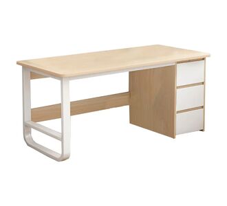 Γραφείο Salto pakoworld με συρταριέρα MDF φυσικό-λευκό 120x48x74εκ |  Γραφεία στο espiti