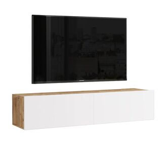 Έπιπλο τηλεόρασης επιτοίχιο Serit pakoworld λευκό-sonoma 140x31.6x29.6εκ |  Έπιπλα τηλεόρασης στο espiti