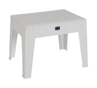Τραπέζι Cosmic pakoworld PP λευκό 55x40x43.5εκ |  Τραπέζια κήπου στο espiti