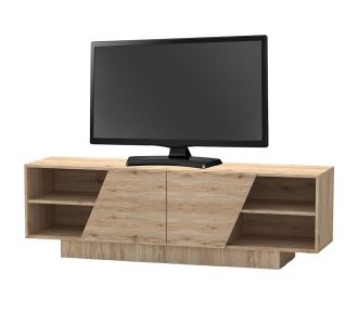 Έπιπλο τηλεόρασης Stevie pakoworld sonoma 160x40x50εκ |  Έπιπλα τηλεόρασης στο espiti