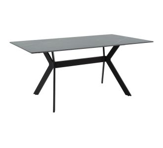 Τραπέζι Olivet pakoworld sintered stone μαύρο μαρμάρου-μαύρο 180x90x75εκ |  Τραπέζια στο espiti