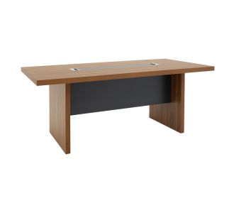 Τραπέζι συνεδριάσεων επαγγελματικό Oscar pakoworld καρυδί-ανθρακί 200x100x76εκ |  Τραπέζια συνεδρίου στο espiti