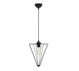 Φωτιστικό οροφής μονόφωτο Saway pakoworld E27 μαύρο 30x30x80εκ |  Οροφής στο espiti