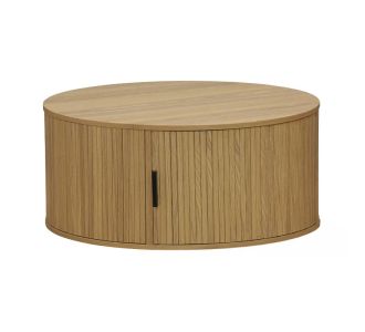 Τραπέζι σαλονιού Scandi pakoworld MDF φυσικό Φ80x35.5εκ |  Τραπεζάκια σαλονιού στο espiti