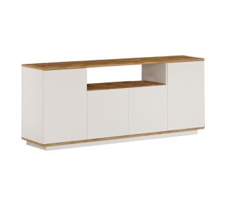 Μπουφές Placefol pakoworld μελαμίνης λευκό-φυσικό 180x44.5x75εκ |  Μπουφέδες στο espiti