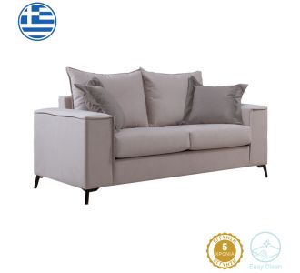 Καναπές Verona 2θέσιος cream - μαξιλάρια mocha 173x93x100εκ |  Κατόπιν Παραγγελίας στο espiti