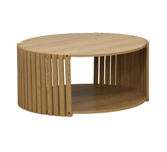 Τραπέζι σαλονιού Heavenly pakoworld MDF φυσικό Φ83x38εκ |  Τραπεζάκια σαλονιού στο espiti
