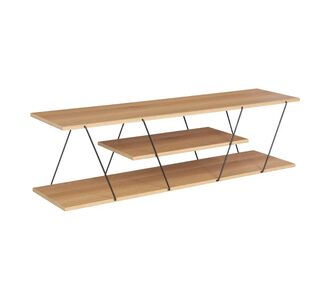 Έπιπλο τηλεόρασης Tars pakoworld sonoma-μαύρο 120x30x33εκ |  Έπιπλα τηλεόρασης στο espiti