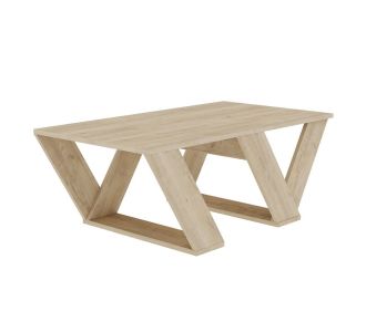 Τραπέζι σαλονιού Pipra pakoworld σε χρώμα φυσικό 110x60x40 |  Τραπεζάκια σαλονιού στο espiti