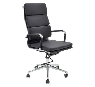 Καρέκλα γραφείου διευθυντή Tokyo pakoworld μαύρο pu 55.5x52x108εκ |  Καρέκλες γραφείου στο espiti