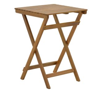 Τραπέζι Lazio pakoworld πτυσσόμενο φυσικό ξύλο ακακίας 50x50x70εκ |  Τραπέζια κήπου στο espiti