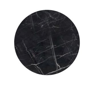 Επιφάνεια τραπεζιού Saran pakoworld τ.Werzalit μαύρο μαρμάρου Φ70εκ |  Τραπέζια κήπου στο espiti
